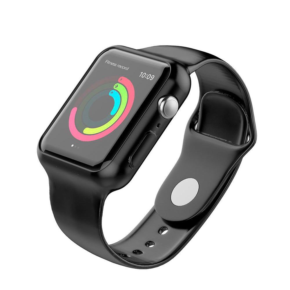 Apple Watch Silikone Rem Cover 38 40 41mm fra Techancy Sort