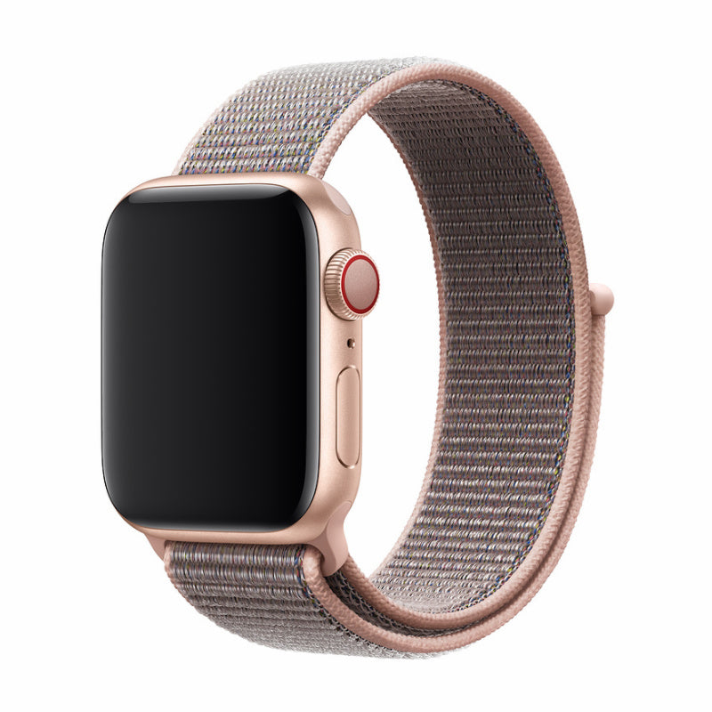 Apple Watch Nylon rem 42 44 45mm Lys Pink